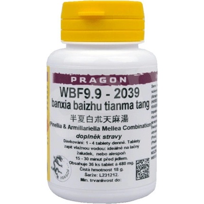 Pragon WBF9.9-2039 banxia baizhu tianma tang 36 tabliet