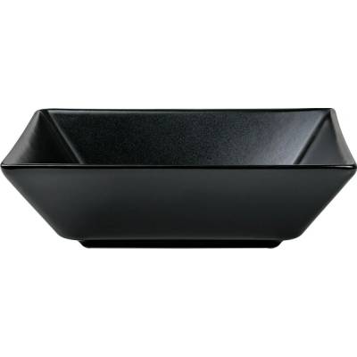 METRO PROFESSIONAL Miska Mac 17 x 17 cm kamenina čierna 6 ks