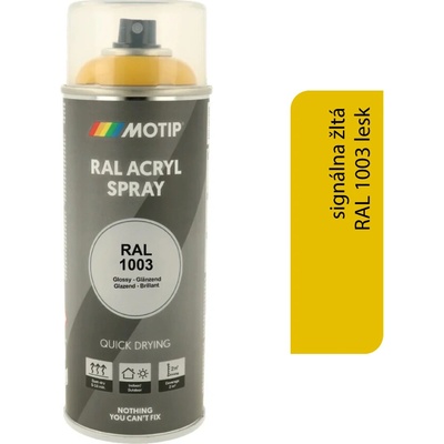 Motip Acryl 400 ml RAL 1003 lesk