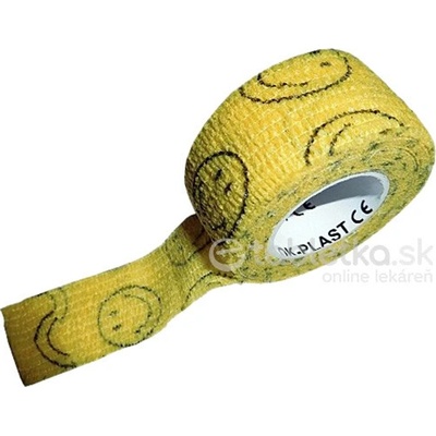 MEDIC Bandáž Finger Smajlík elastická náplasť 2, 5 cm x 4,5m