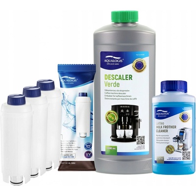 Aqualogis Delonghi AL-S002 3 ks + Verde 1L + Latteo 250 ml – Hledejceny.cz