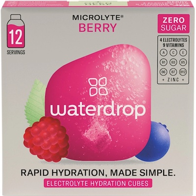 Waterdrop Microlyte sportovní nápoj s elektrolyty příchuť Berry 12 ks