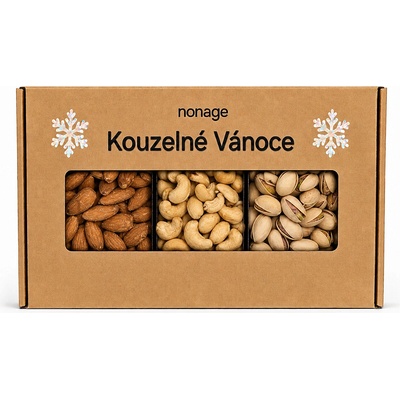 Nonage Vánoční set solené ořechy 300 g