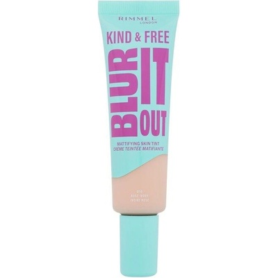 Rimmel London Kind & Free Blur It Out Mattifying Skin Tint 010 Rose Ivory 30 ml