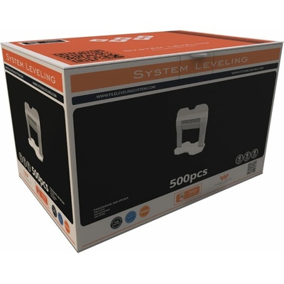 System Leveling nivelačné spony 2 mm