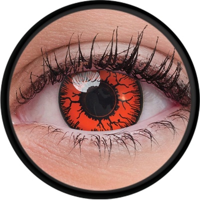 Maxvue vision CRAZY čočky Red Monster 2 ks jednodenní nedioptrické – Hledejceny.cz