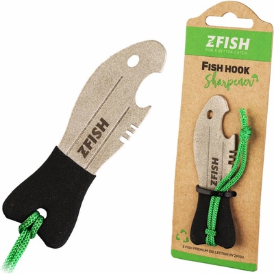 Brúska ZFish Fish Hook Sharpener - strieborný-čierny