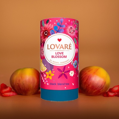 LOVARÉ Love Blossom sypaný černý čaj 80 g