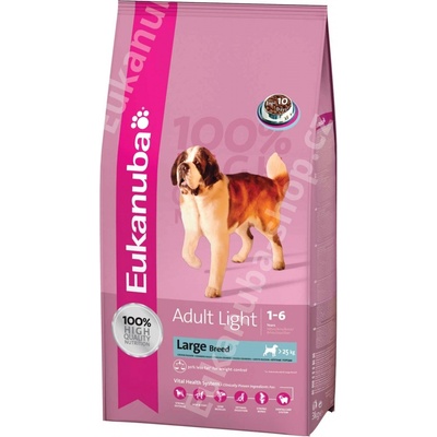 Eukanuba Adult Light Large Breed 15 kg – Hledejceny.cz