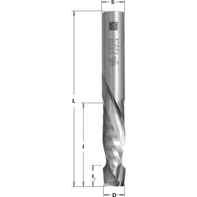 ITA Tools | Spirálová drážkovací fréza pozitiv/negativ ø 8mm/32mm Z2+2