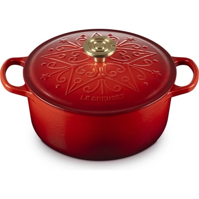 Le Creuset Signature - Liatinový vianočný hrniec 24 cm L´Etoile Cerise
