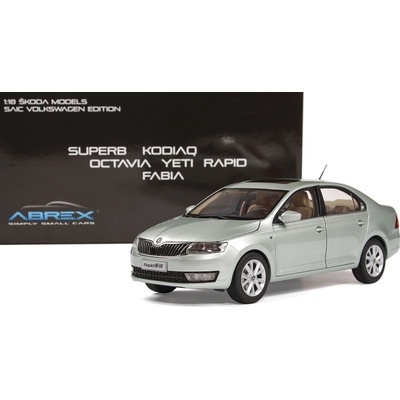 ABREX Škoda Rapid 2012 Světlezelená Metalíza 1:18