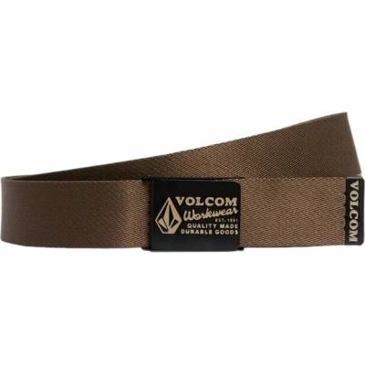 Volcom pásek Workwear Web Brown Hnědá