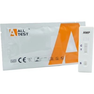 AllTest Drogový test na amfetamin (AMP) z moči, kazetový 1 ks