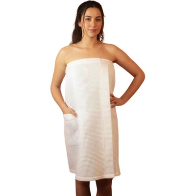 Beluto Kilt do sauny dámský vaflový bílý 70 x 155 cm