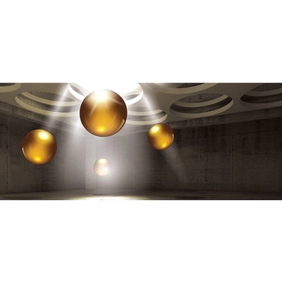 Preinterier Fototapeta - PA4270 3D gule vlies - 250cm x 104cm