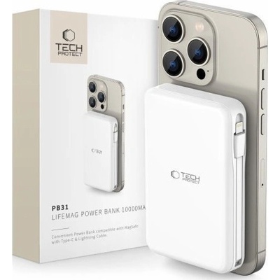 Tech-Protect PB31 10000mAh bílá