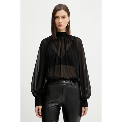Guess blúzka dámska Audrine W5BH84.W3022 čierna