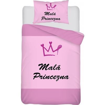 Xpose povlečení Malá Princezna růžové 100 x 135 cm 40 x 60 cm – Hledejceny.cz