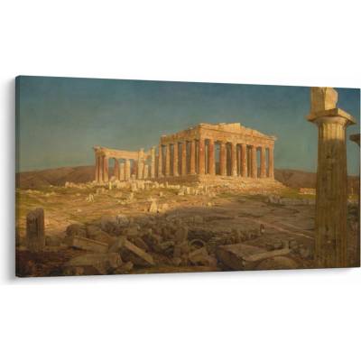 Obraz - Frederic Edwin Church, The Parthenon, reprodukcia, jednodielne 120x70 cm