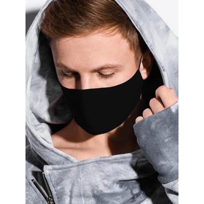 Ombre Clothing rouška s kapsou na filtr černáversal