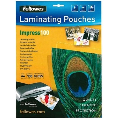 Laminovací fólie Fellowes 216x303 A4 100mic