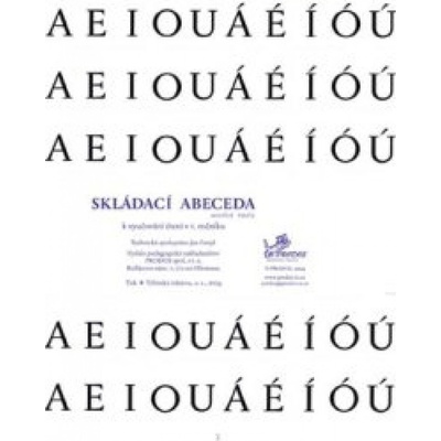 Skládací abeceda - 1. ročník