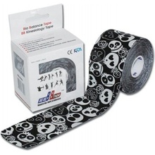 BB Tape Design Kineziologické tejpy Lebky čierna 500 x 5 cm