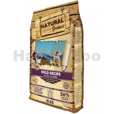 Natural Greatness Wild Recipe All Breed kachna krůt kura 15 kg