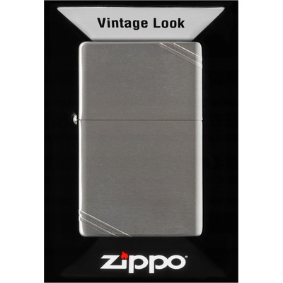 Zippo Vintage Chrome Brushed Benzínový