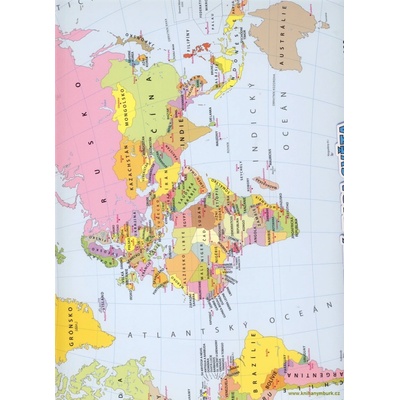 Kupka Petr Ing. Politická mapa světa A3 – Hledejceny.cz