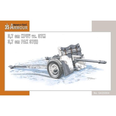 Special Hobby kanón 3 7 cm KPUV vz. 7 cm Pak M 37 t 1:35