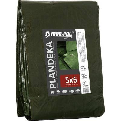 Pro-Tech shop Krycí plachta 5x6m hrubá zelená 120g/m2