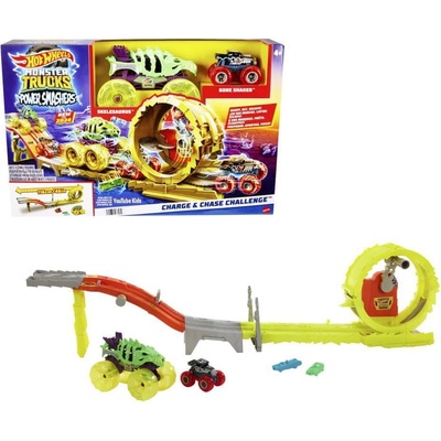 Mattel Hot Wheels MONSTER TRUCKS POWER SMASHERS DRÁHA MASÍVNE DEŠTRUKCIE