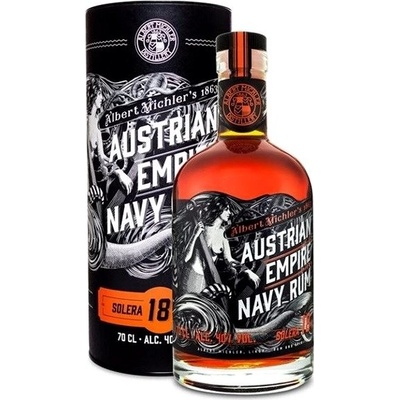 Albert Michler Austrian Empire Navy Rum 18y 40% 0,7 l (tuba)