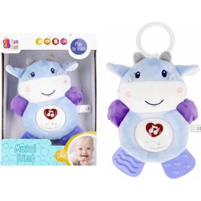 CreativeToys Hudobná kravička hryzadlo 4v1