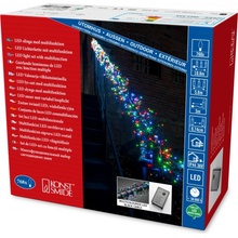 Konstsmide Mikro LED svetelná reťaz Cluster 8 funkcií 768 LED diód pestrofarebná