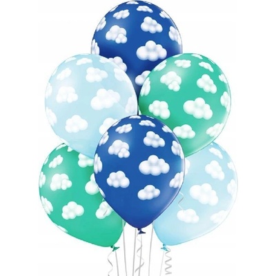 Paper Design Nafukovací balónky Mráčky Fluffy clouds boy