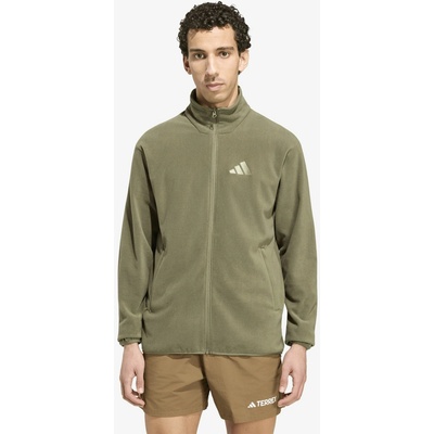 adidas Terrex Multi Essentials Full Zip Fleece Jacket olive strata