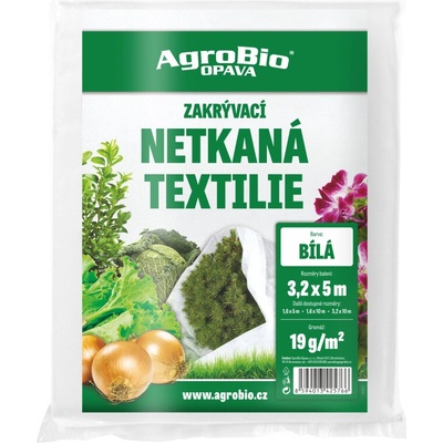 AgroBio netkaná textilie 3,2 x 5 m bílá