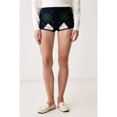 Guess šortky dámske GRACIE W6BD63.Z2171 modrá