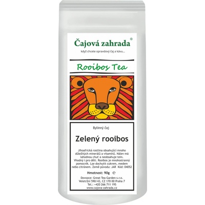 Čajová zahrada Rooibos zelený rooibos čaj 0,5 kg