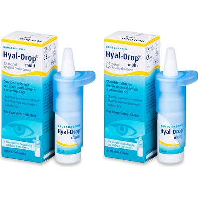 Bausch & Lomb Hyal Drop multi speciální balení 2 x 10 ml – Hledejceny.cz