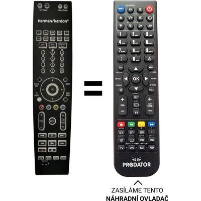 Dálkový ovladač Predátor Harman Karbon AVR 370, AVR370 – Hledejceny.cz