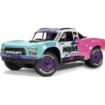 Arrma Mojave Grom 223S BLX 1:18 4WD Smart RTR Tyrkysovo-ružová