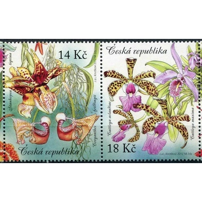 Česká pošta (2012) č. 731 - 732 ** - Česká republika - Pěstitelství - Krása orchidejí