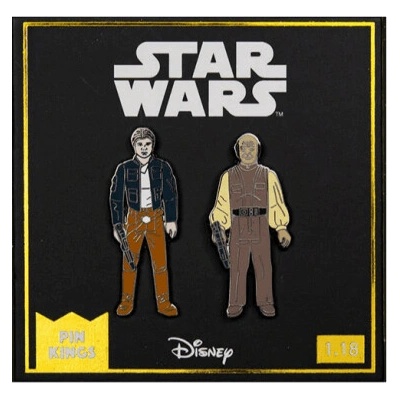 Numskull Odznak Star Wars Han Solo & Lobot Pin Kings