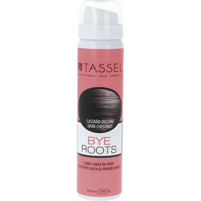 Tassel Bye Roots krycí sprej na šediny, 75 ml, Dark Chestnut tmavá hnedá 07277/67