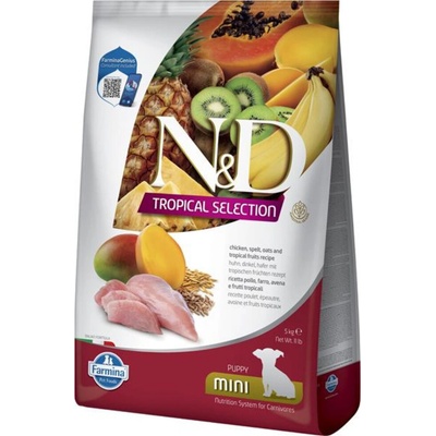 N&D dog Tropical Selection AG puppy mini chicken 5 kg