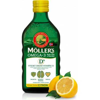 Mollers Omega 3 dospělí 50+ 250 ml